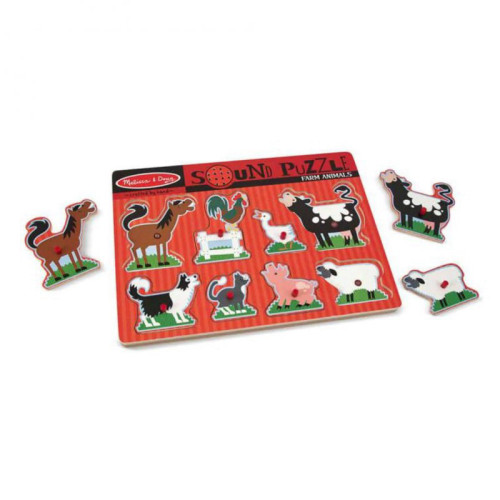 פאזל צלילים  | חיות חווה|Melissa & Doug