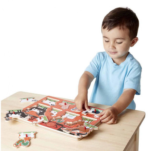 פאזל צלילים  | חיות חווה|Melissa & Doug