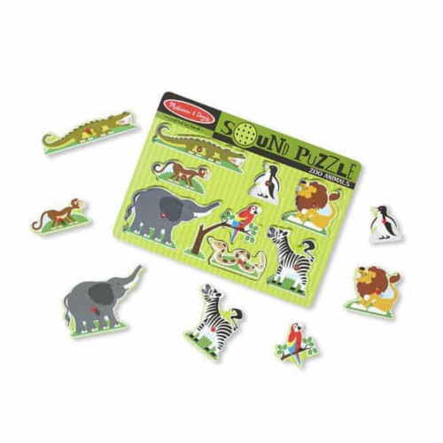 פאזל צלילים  | גן חיות|Melissa & Doug