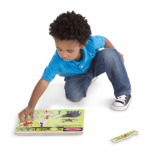 פאזל צלילים  | גן חיות|Melissa & Doug