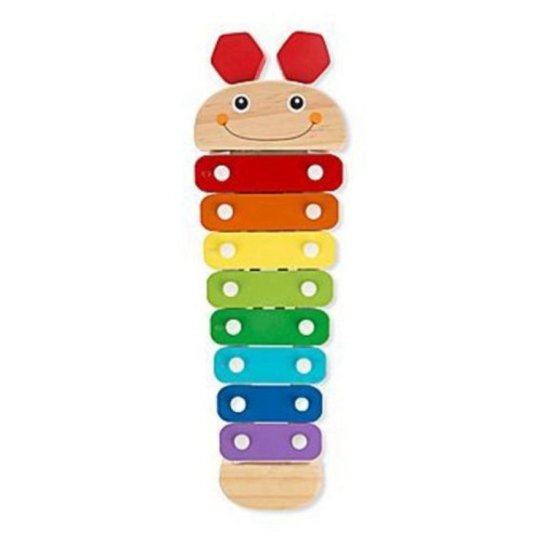 זחל קסילופון צבעוני מעץ לילדים|מליסה ודאג 