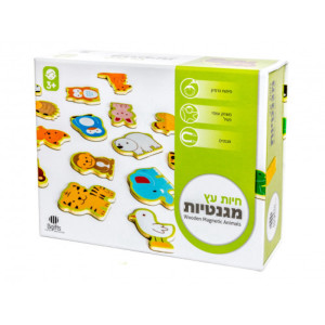 מגנטים מעץ לילדים | חיות