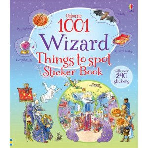 1001 דברים למצוא ולמנות קוסמים עם 240 מדבקות