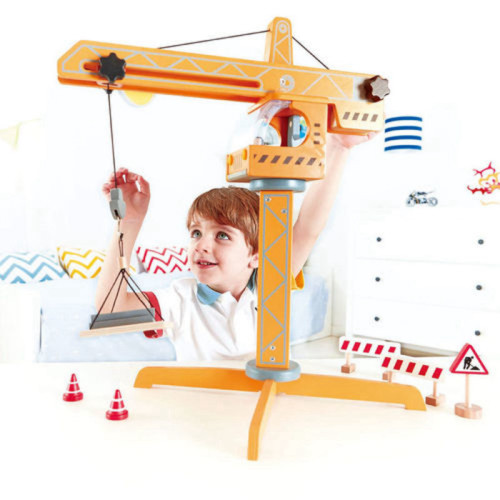 מנוף ואתר בניה עץ |  Hape