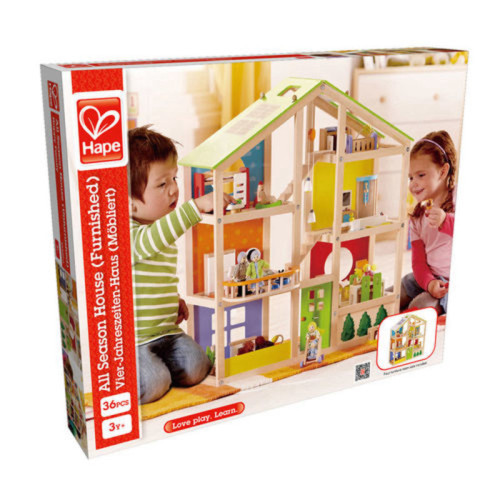 בית בובות ענק ומאובזר  | Hape