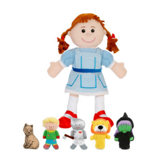 בובת יד |  דורותי מארץ עוץ +חמש בובות אצבע