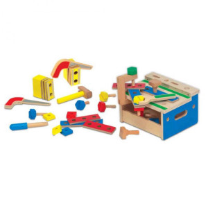 סט ארגז וספסל כלים מעץ | MELISSA&DOUG