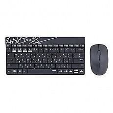 סט מקלדת + עכבר אלחוטי RAPOO 8000MB E.H