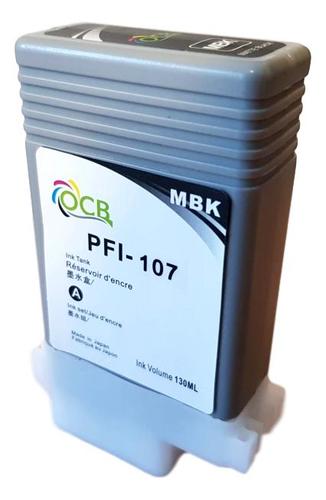 מיכל דיו קנון PFI-107  BK