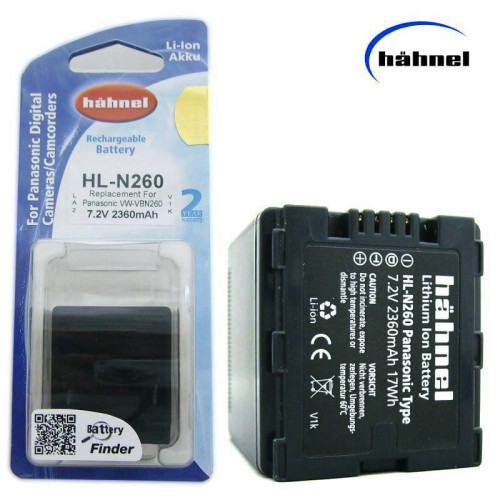 סוללה למצלמות וידאו פנסוניק חלופית ל PANASONIC VW-VBN260