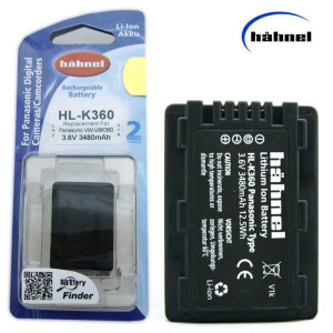 סוללה למצלמות וידאו פנסוניק חלופית ל PANASONIC VW-VBK360