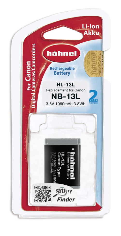 סוללה נטענת חליפית לסוללה Canon NB-13L