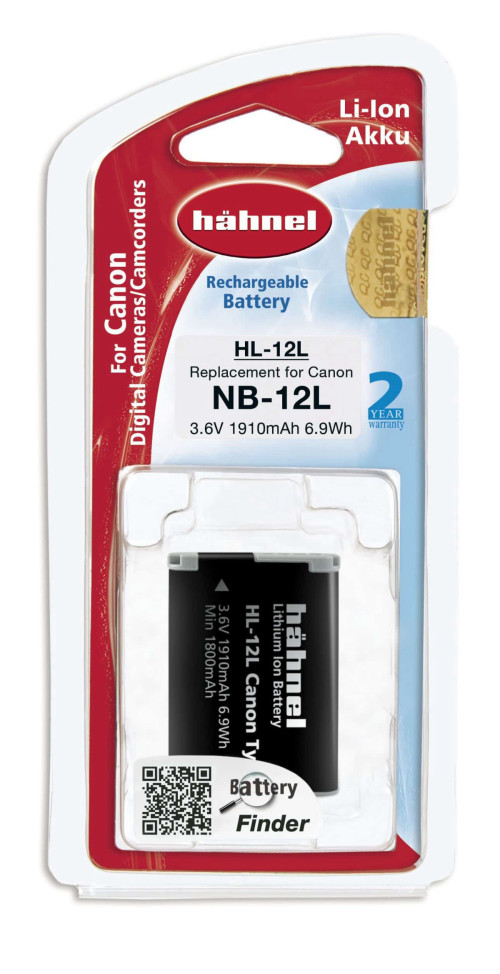 סוללה נטענת חליפית לסוללה Canon NB-12L