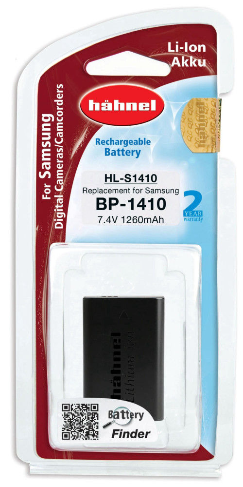 סוללה למצלמות סמסונג תואמת ל Samsung BP-1410
