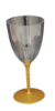 כוסות יין רגל זהב 6 יחידות