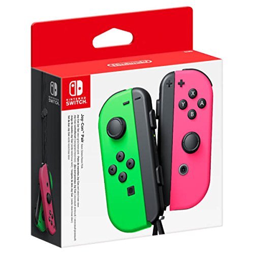 Switch Joy-Con Pair Neon Green Neon Pink Splatoon 2 Edition