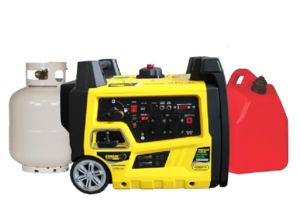 גנרטור מושתק אינוורטר משולב גז + בנזין KARNAF CPI3500D 3500W