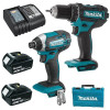 סט מקדחה ואימפקט DLX2127X1 18V Makita