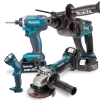 סט אמפקט, פטישון ,משחזת ופנס DLX4071TX1 Makita