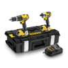 סט -DCK285M2 אימפקט/מברגה 18V 4AH DEWALT