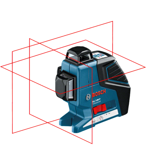 פלס לייזר 3 מעגלים GLL 3-80 Bosch