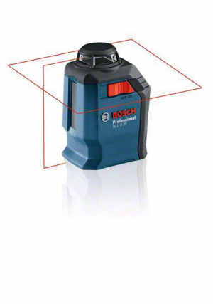 פלס לייזר צלב והיקפי בוש BOSCH GLL 2-20