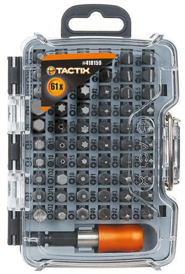 סט ביטים 61 חלקים TACTIX