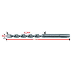 מקדח פטישון 8-160 Makita SDS