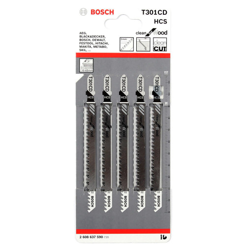 סט משוריות למשור אנכי T301CD  BOSCH