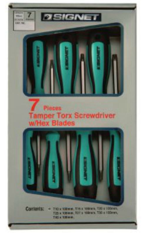 סט מברגים TORX עם חור 052478 SIGNET