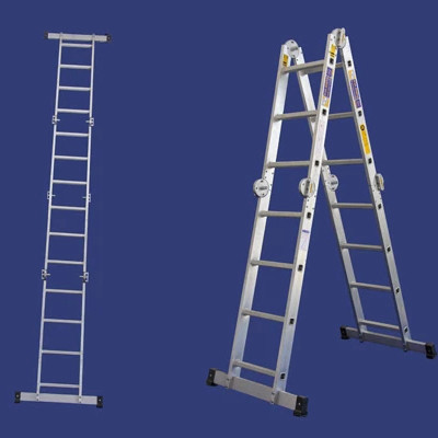 סולם אלומיניום פרקים (4+3)2x
