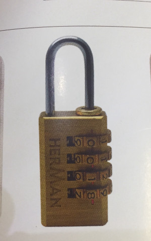 מנעול קומבינציה HERMAN