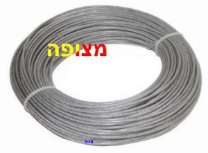 100 מטר כבל פלדה מצופה