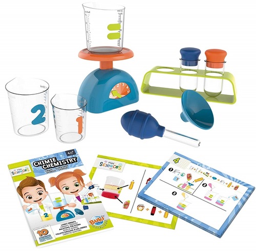 מיני מעבדת מדעי הכימיה 10 ניסויים לילדים