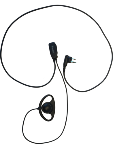 אוזניית ראש D עם כפתור PTT למכשיר קשר Icom M73