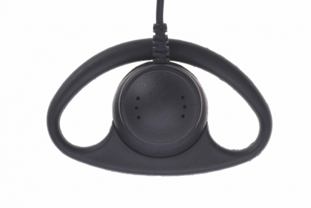 אוזניית PTT ל-Icom M73 – תקריב אוזנייה וחיבור