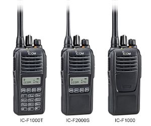 IC-F1000S/D / IC-F2000/T/S <p> מכשירי קשר קומפקטיים