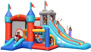 מתקן מתנפח לילדים - טירת הקפיצות עם 13 פעילויות 9021