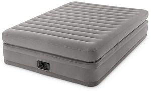 מזרון מתנפח קווין  עם משאבה מובנית Intex 64446  Dura Beam Queen Supreme