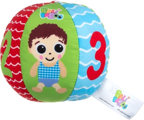 כדור פעילות רך עם רעשן 