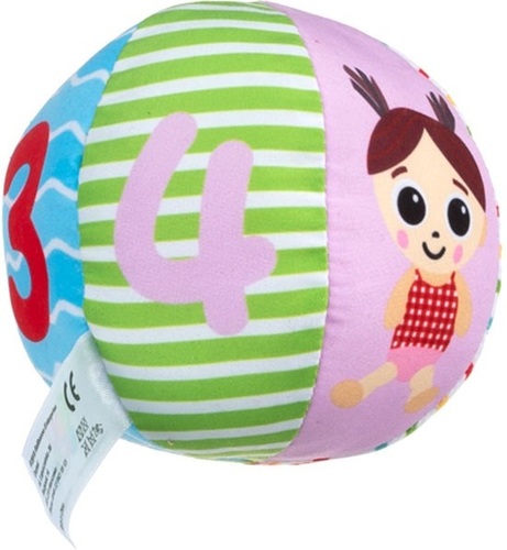 כדור פעילות רך עם רעשן 