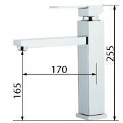  ברז אמבט מסתובב סדרת קיוביק SHonY