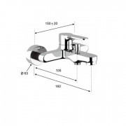  ברז סוללה לאמבט  סדרת ווינר SHonY