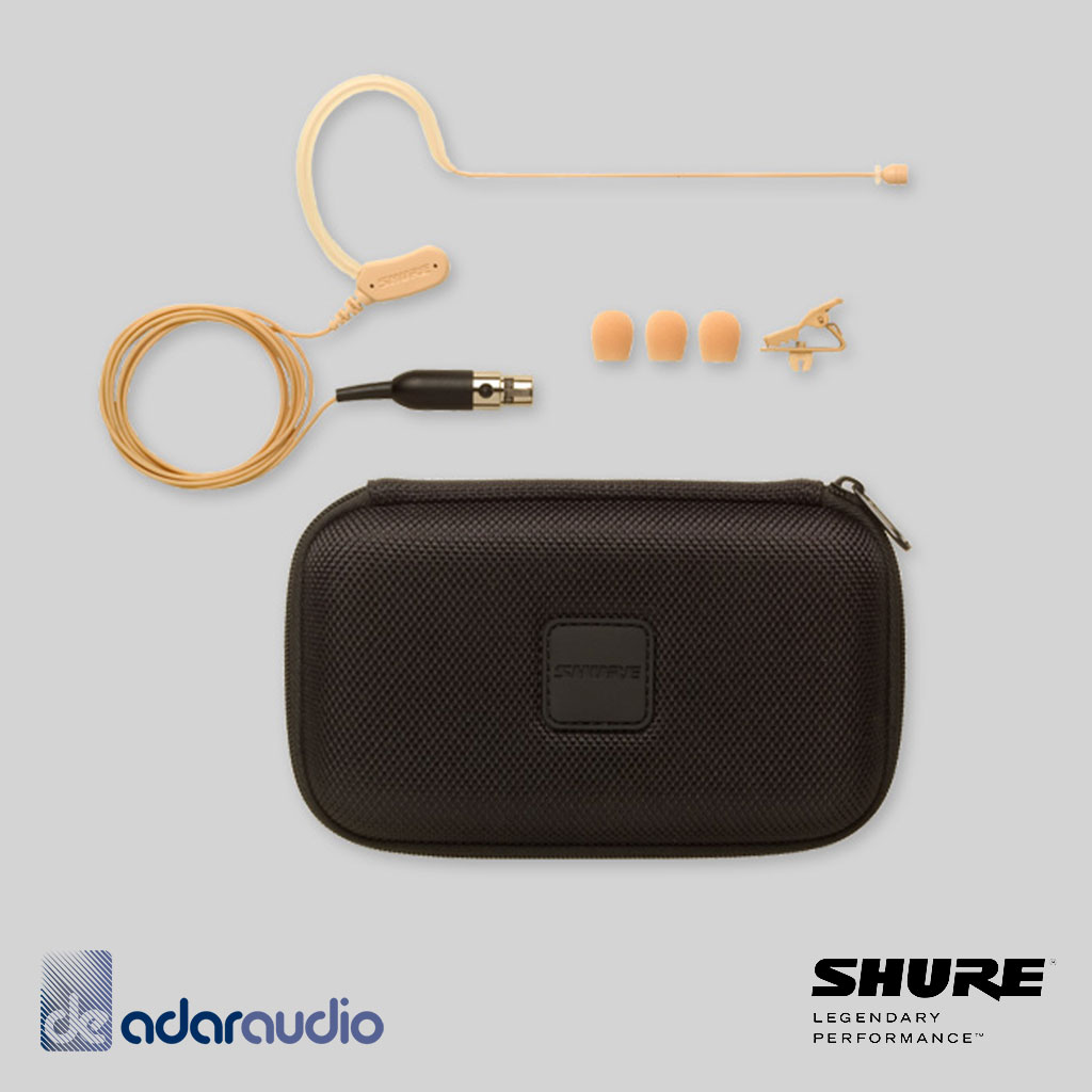 מיקרופון דק וגמיש (גוון בהיר) - SHURE MX153