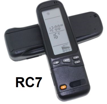 שלט רחוק תואם למזגנים RC7 Electra אלקטרה