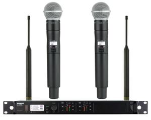 מערכת אלחוטית כפולה ULXD24DESM58 מבית Shure