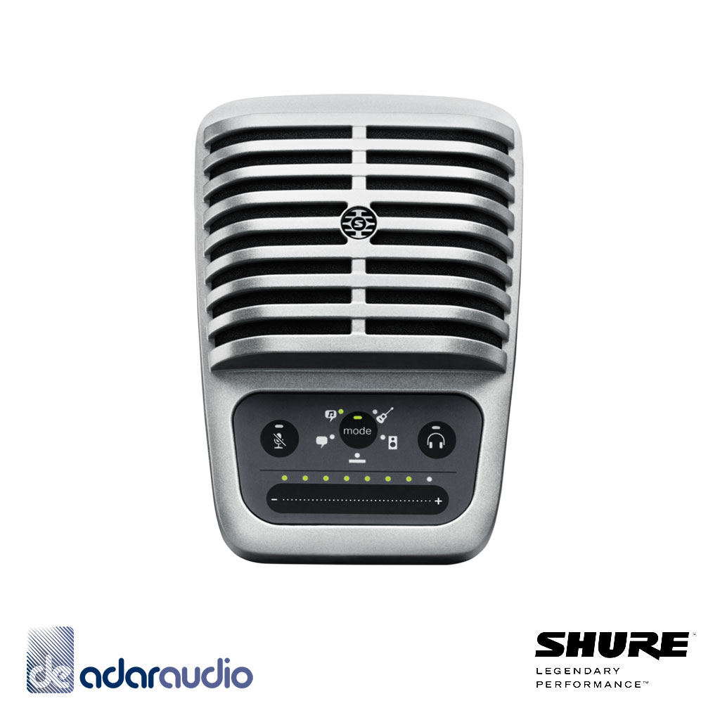 מיקרופון פודקאסטים דיגיטלי - SHURE MV51