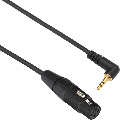 Gershoni XRSM 3-Pin XLR Female to 3.5mm RA Stereo Mini-Plug Cable 3M