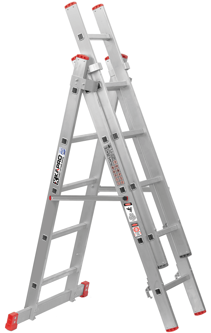 סולם אלומיניום  משולב מקצועי 3X9 ג KAPRO 