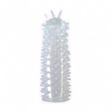 הלבשה סיליקונית עם שפם - Penis Extension Sleeve